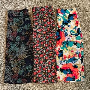 Three LuLaRoe Cassie Skirts